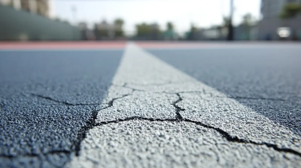 builder application for court crack prevention